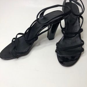 Strapped Block Heels 6.5